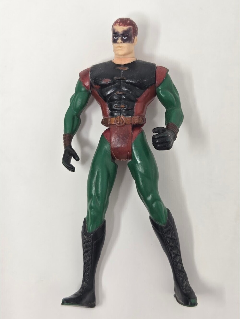 Kenner 1995 DC Comics Nightwing Action Figure – Green, Black & Red Suit